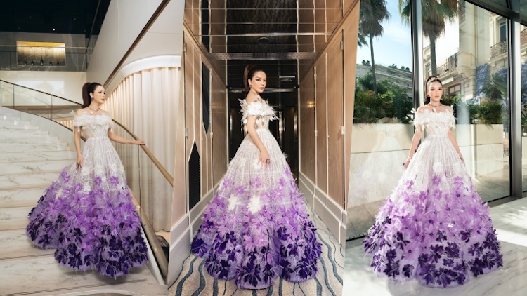 Lý Nhã Kỳ mang hoa oải hương lên thảm đỏ Cannes 2022 Cannes 2022