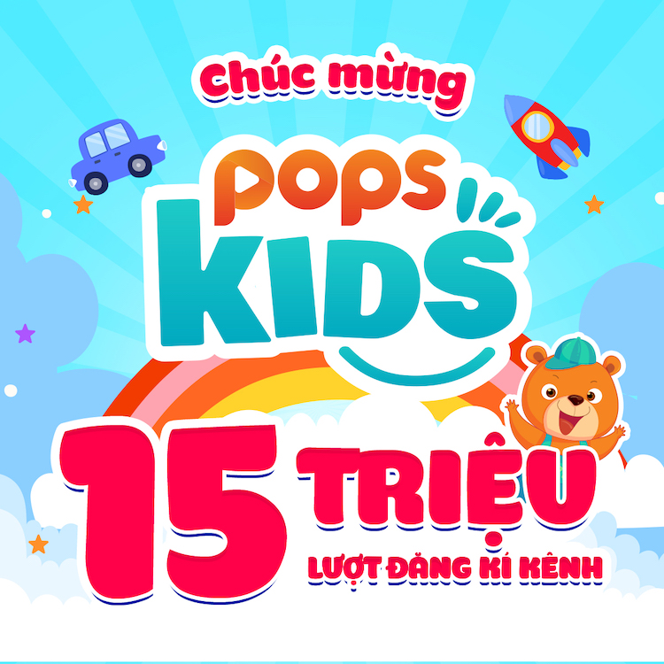 YouTube POPS Kids Việt Nam đạt 15 triệu lượt theo dõi POPS-Kids-01