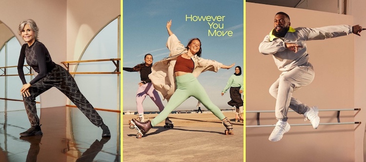 H&M ra mắt thương hiệu H&M Move cùng Jane Fonda và JaQuel Knight H&M Move