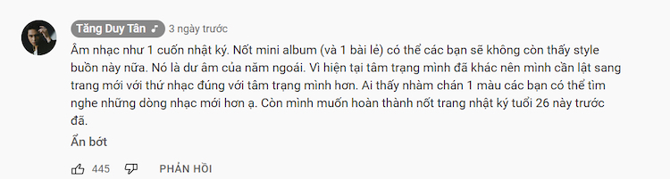 Tăng Duy Tân ra mắt MV Phải Lòng, đánh dấu trang cuối của cuốn nhật ký cảm xúc buồn MV Phải Lòng