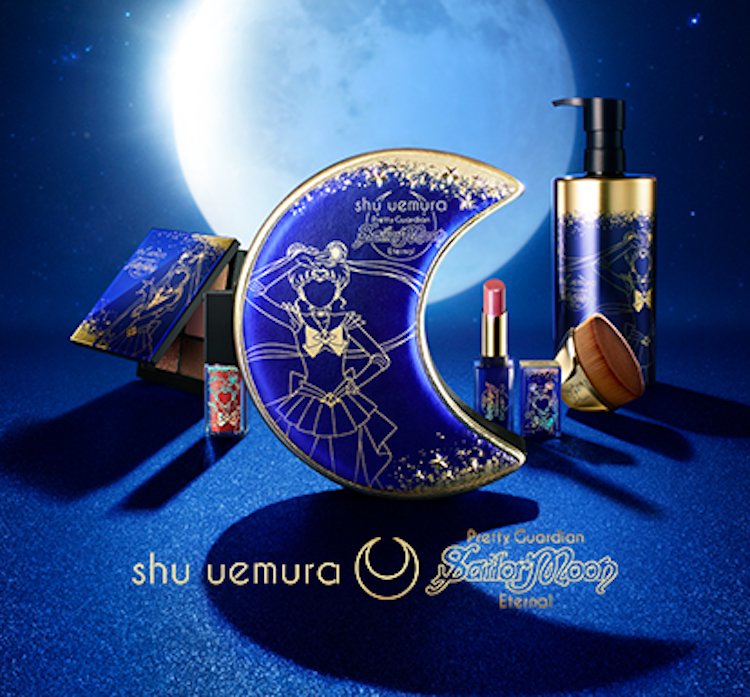 shu uemura chào đón mùa lễ hội cuối năm với BST Thủy thủ mặt trăng Thủy thủ mặt trăng