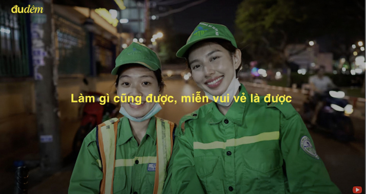 Đu Đêm Tập 4 tôn vinh nghề công nhân môi trường Đu Đêm
