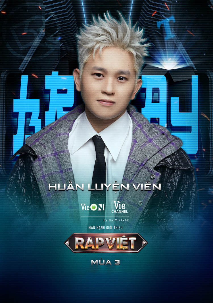 B Ray, BigDaddy, Andree Right Hand ngồi ghế HLV Rap Việt Mùa 3 Rap Việt Mùa 3