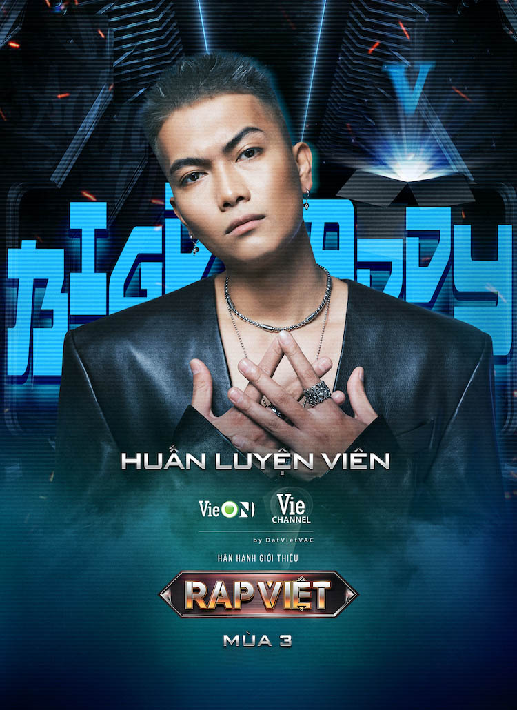 B Ray, BigDaddy, Andree Right Hand ngồi ghế HLV Rap Việt Mùa 3 Rap Việt Mùa 3