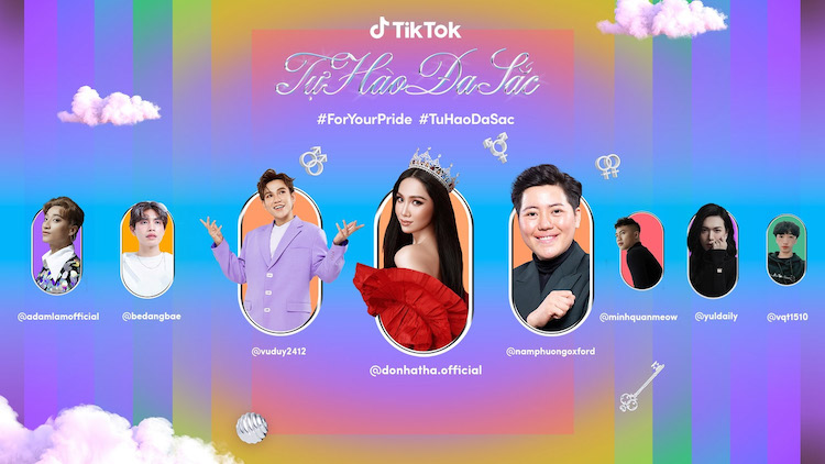 TikTok khởi động chiến dịch #ForYourPride - #TuHaoDaSac toàn cầu #TuHaoDaSac