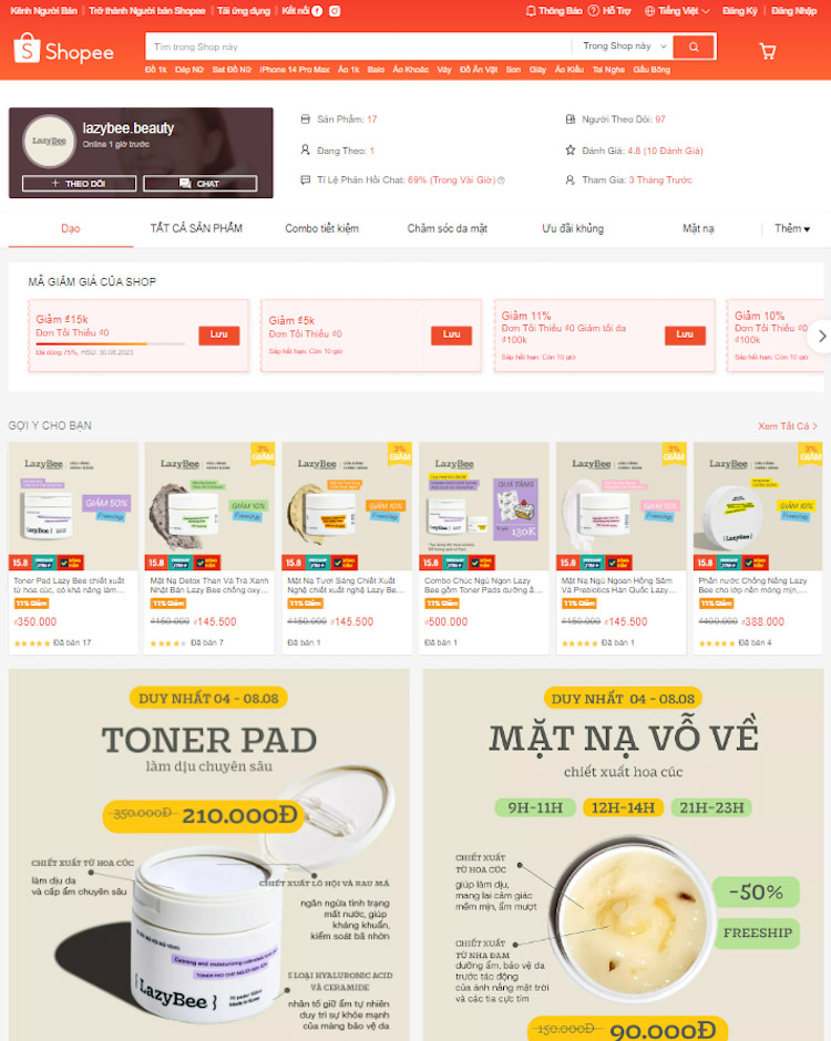 Thương hiệu mỹ phẩm Lazy Bee chính thức có mặt ở khắp việt nam mỹ phẩm Lazy Bee