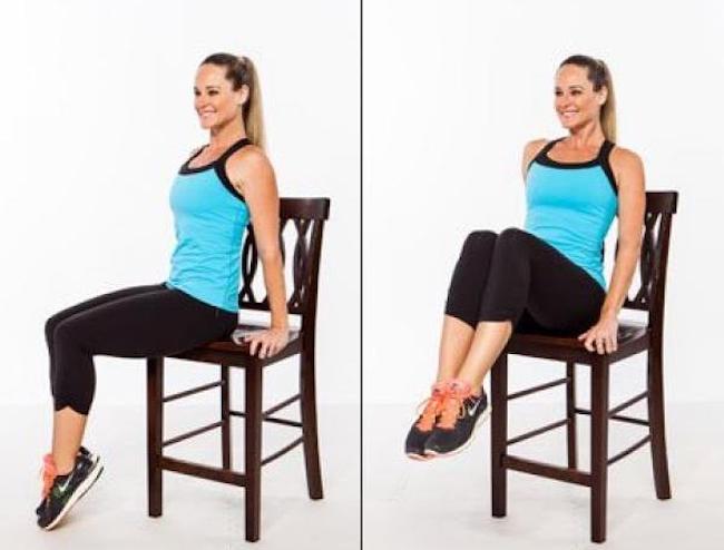 7 bài tập với ghế giúp giảm mỡ bụng hiệu quả
