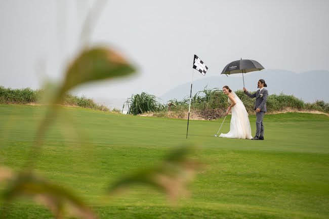 Đám cưới trong mơ trên sân golf Laguna Lăng Cô Đám cưới trong mơ