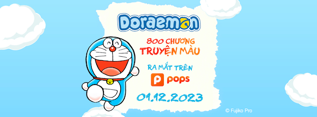 POPS phát hành bộ truyện tranh Doraemon bản màu phiên bản kỹ thuật số tại Việt Nam truyện tranh Doraemon