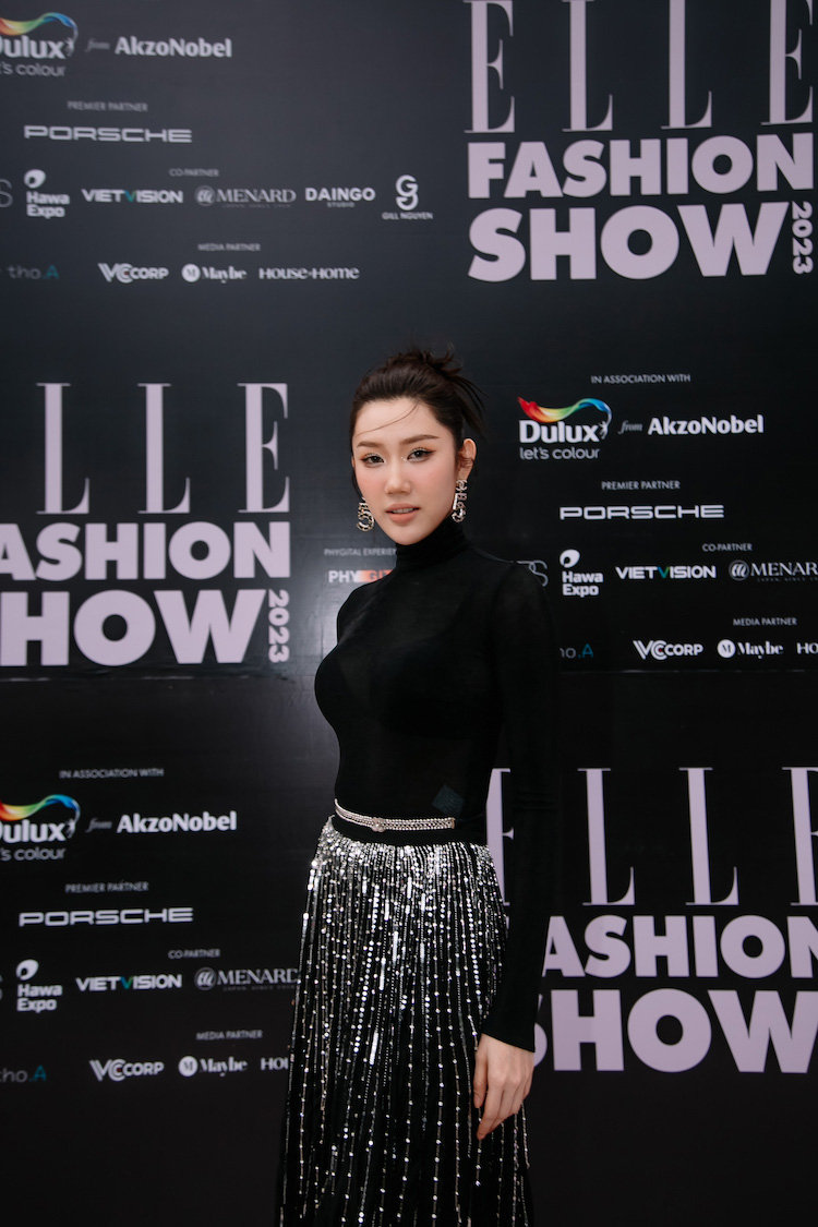 Dàn Hoa hậu, Á hậu đổ bộ thảm đỏ ELLE Fashion Show 2023 Tham-do-ELLE-Fashion-Show-2023-thuy-ngan