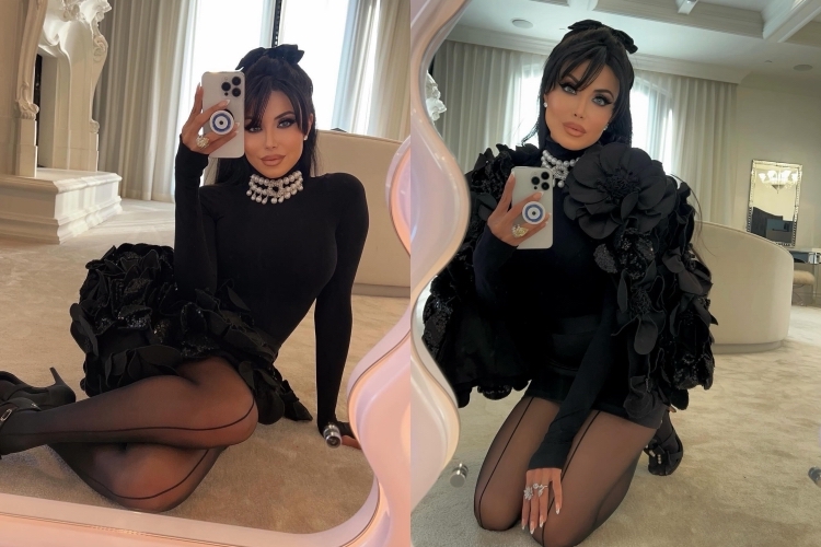 Diva châu Á Dung Tổ Nhi và Leyla Milani, vợ triệu phú Mỹ diện thiết kế của Đỗ Mạnh Cường Leyla-Milani2