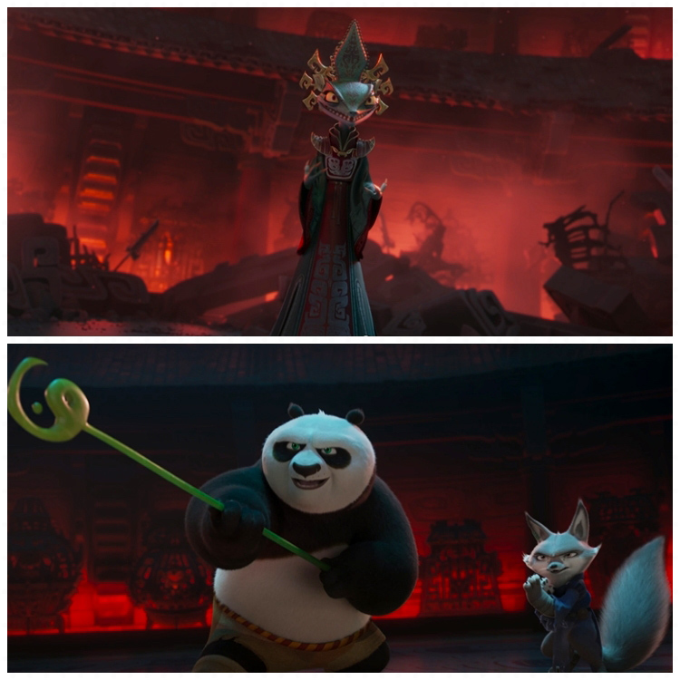 Gấu trúc Po đụng độ loạt kẻ thù cũ trong trailer mới gây tò mò Kung Fu Panda 4 04