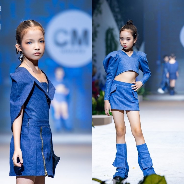 Mẫu nhí Model Kid Bình Dương tự tin sải bước tại Vietnam Kids Art Fashion Fest 2 NTK trinh ho Model Kid Lu Gia gia nghi