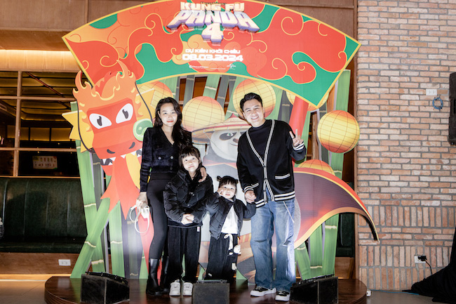 Các gia đình sao Việt đi ra mắt phim Kung Fu Panda 4 Kung fu panda 4 dien vien manh quan