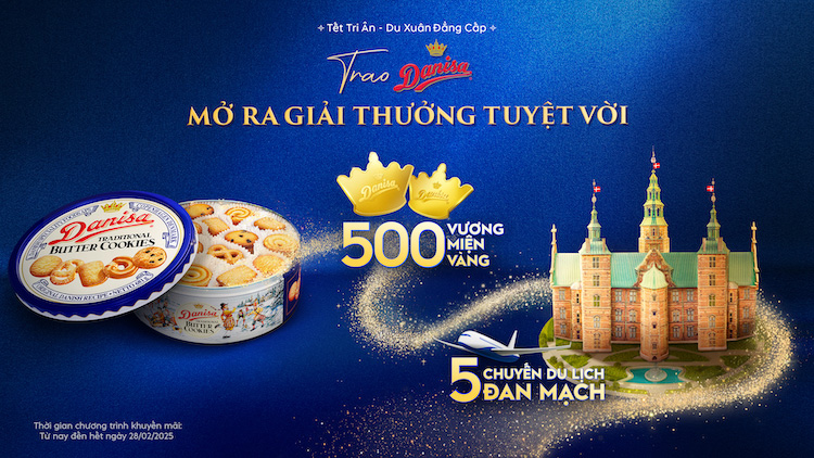 Cùng Danisa đón Tết Ất Tỵ: Hành trình gửi yêu thương, gắn kết tri ân Danisa-tet-2025-01