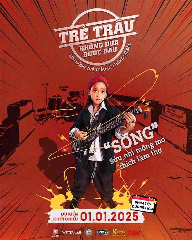 Điểm danh band nhạc “trẻ trâu” siêu quậy “xông đất” cho rạp Việt ngay ngày đầu năm mới tre-trau-khong-dua-duoc-dau-1-Song