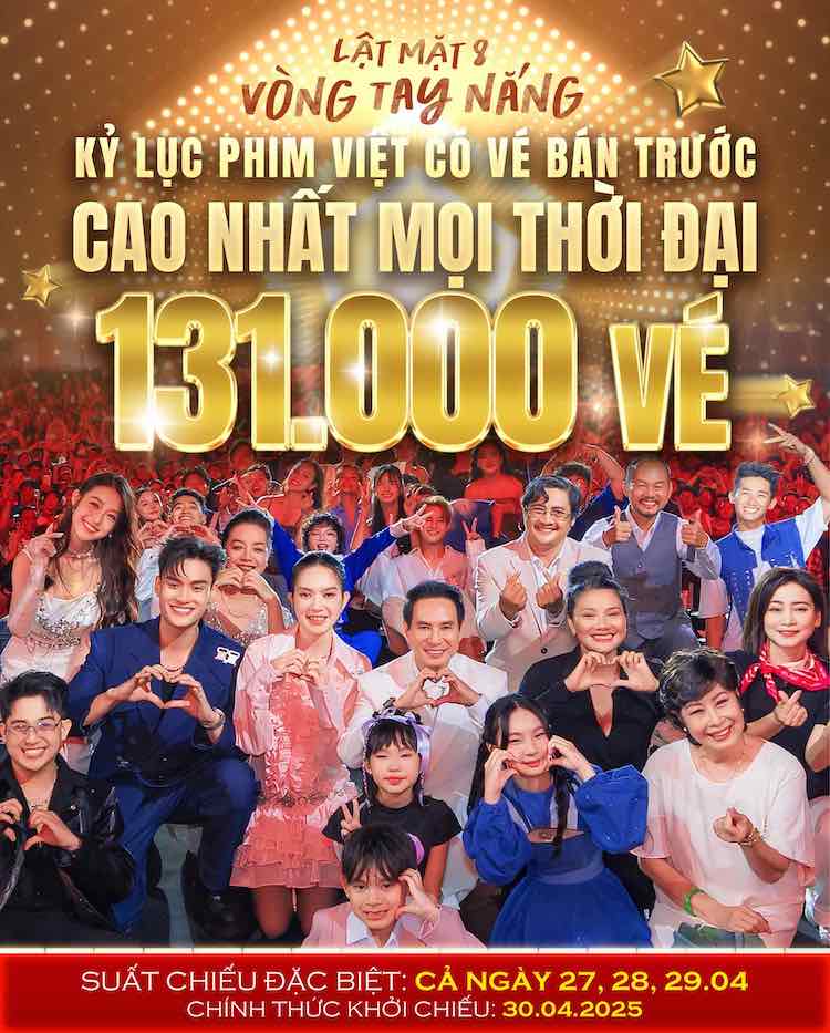 Lật mặt 8: Vòng tay nắng bùng nổ top 1 số lượng vé đặt trước đạt kỷ lục lat-mat-8-ve-dat-truoc-01