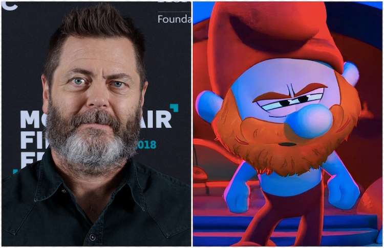 Rihanna và dàn sao “thổi hồn” cho Xì Trum 2025 xi-trum-2025-04-Nick-Offerman
