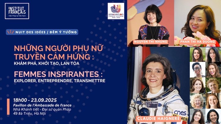 NỮ PHI HÀNH GIA PHÁP CLAUDIE HAIGNERÉ THĂM VÀ LÀM VIỆC TẠI VIỆT NAM Claudie-Haignere-01
