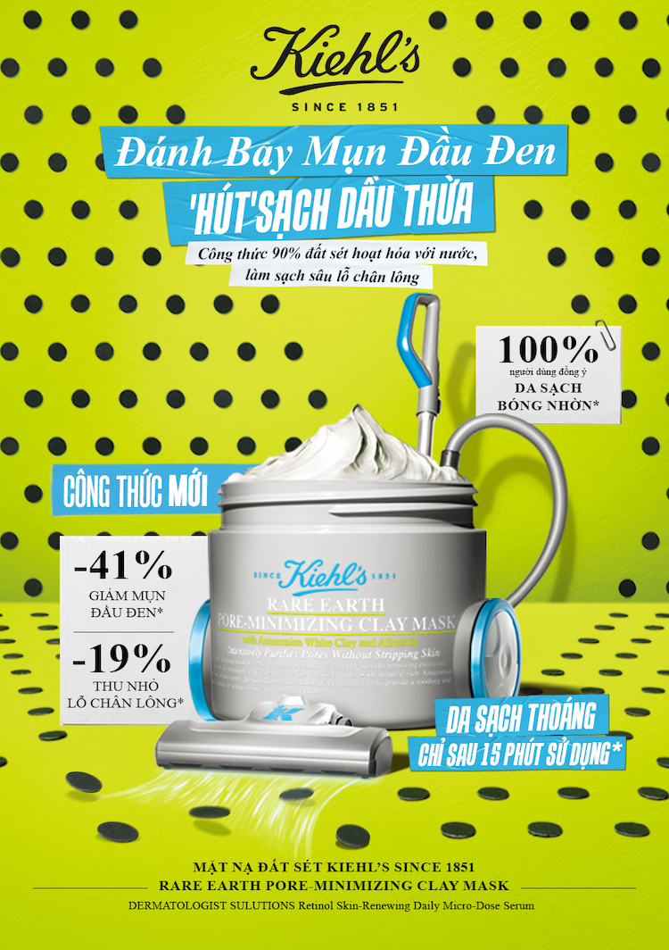 KIEHL’S RARE EARTH CẢI TIẾN: MẶT NẠ SẠCH MỤN, GIẢM DẦU THỪA Kiehls-Rare-Earth-01