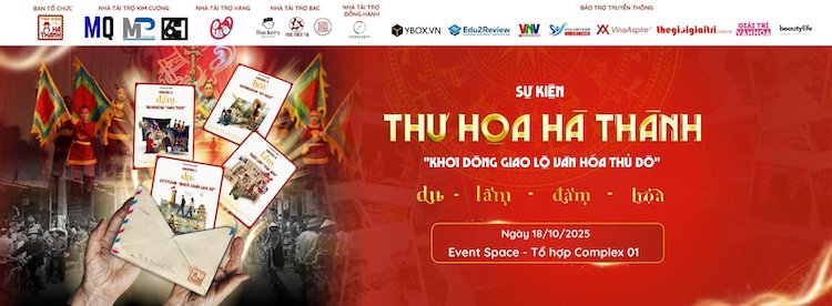 CHÍNH THỨC MỞ ĐƠN ĐĂNG KÝ THAM DỰ SỰ KIỆN THƯ HỌA HÀ THÀNH 2025 thu-hoa-ha-thanh-2025-2