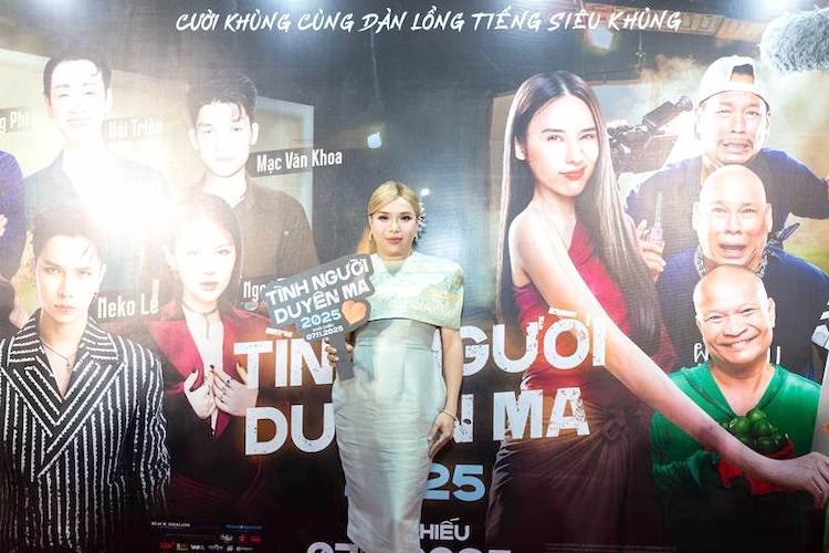 DÀN ANH TÀI – CHỊ ĐẸP HỘI NGỘ TẠI HỌP BÁO TÌNH NGƯỜI DUYÊN MA 2025 hop bao tinh nguoi duyen ma 07
